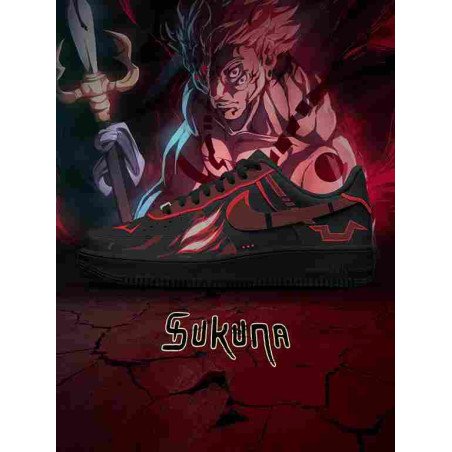 Ryomen Sukuna True Form Custom Sneakers