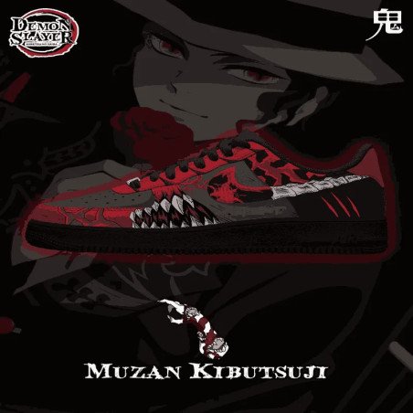Custom Muzan Kibutsuji Sneakers Women and Men