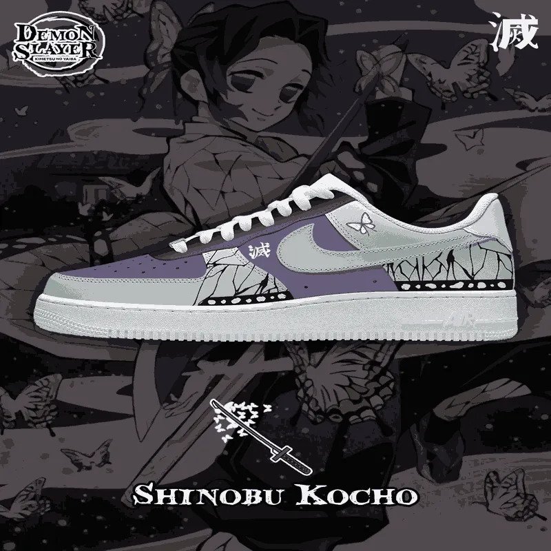 Custom Shinobu Kocho Sneakers Women and Men