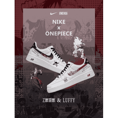 Customize Luffy-_-Zoro-Shoes