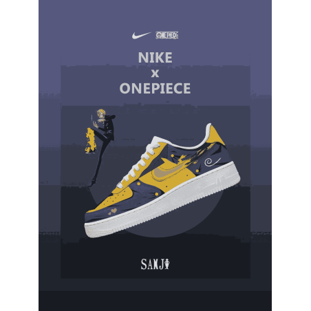 Custom Black Leg Sanji Shoes