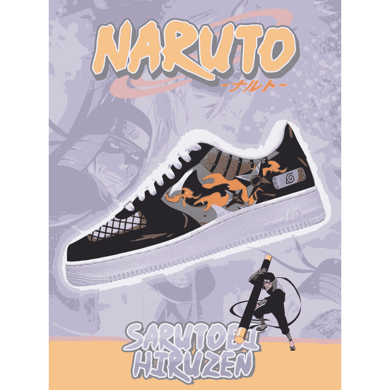 Custom Sarutobi Hiruzen Shoes