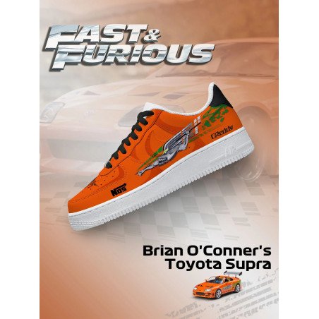 Custom Brian O'Conner's Supra Sneakers