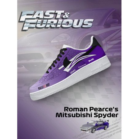 Custom Printed Roman Pearce's Spyder Sneakers