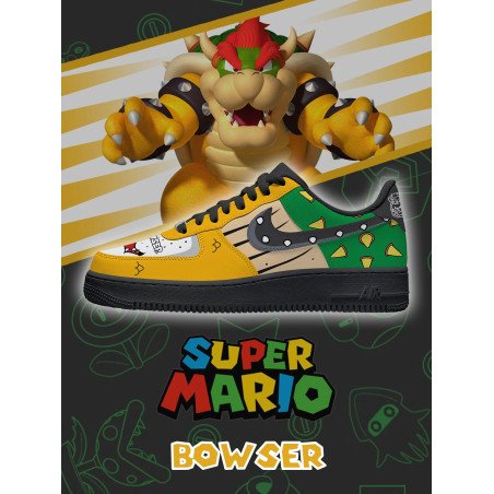 King Bowser Koopa V.1 Custom Sneakers