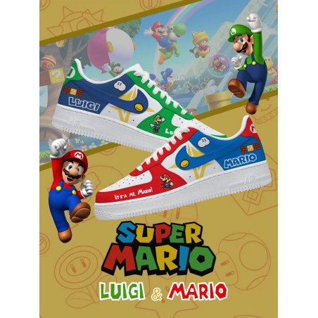 Mario & Luigi V.1 Custom Sneakers