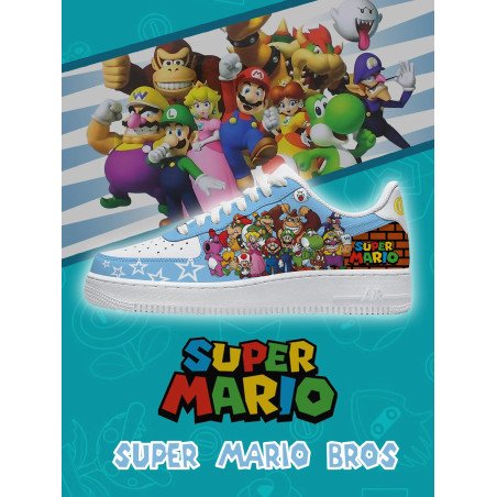Mario Team V.2 Custom Sneakers