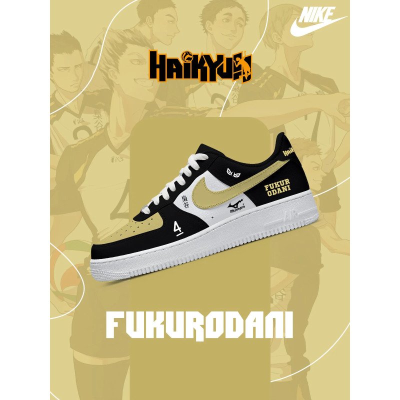 Customize Fukurodani Academy Sneakers For Women and Men